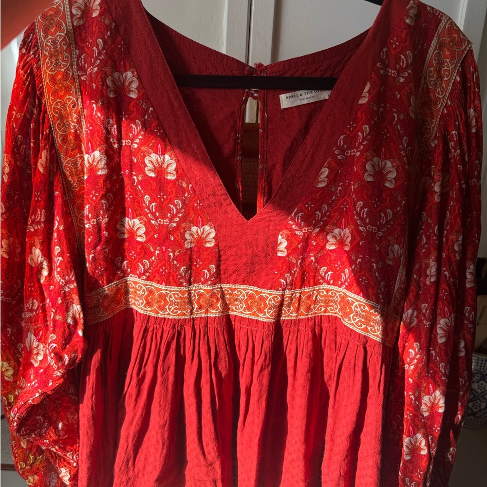Spell and the Gypsy Collective Jewel Blouse size L